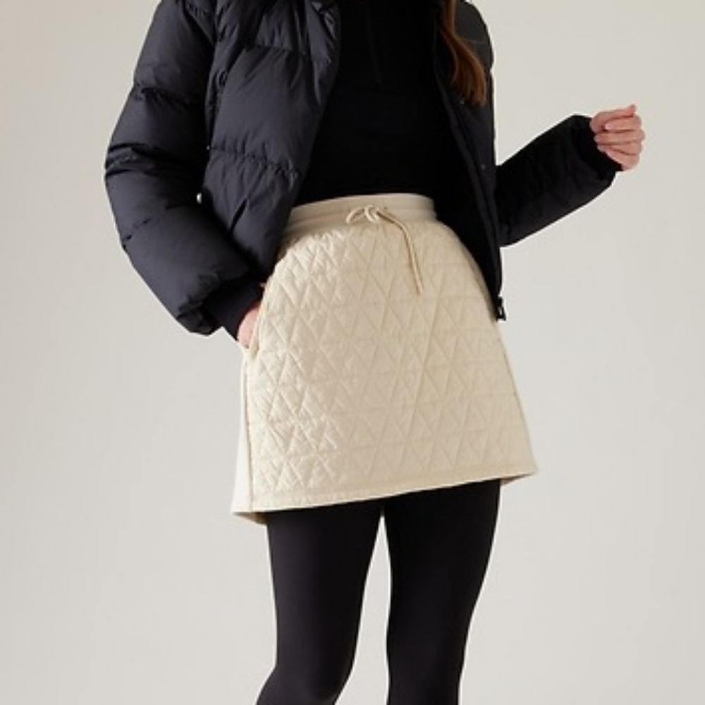 Athleta Solstice Quilted Skirt